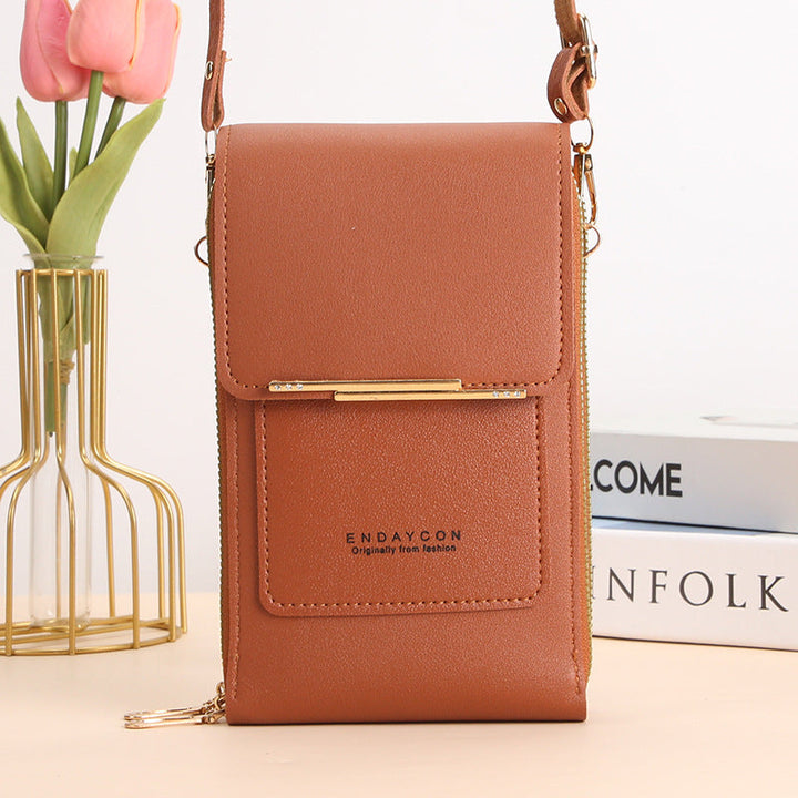 CORA™ - Stylish Mobile Phone Messenger Bag with Touch Screen