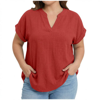 Vienne | Relaxed V-Neck Blouse