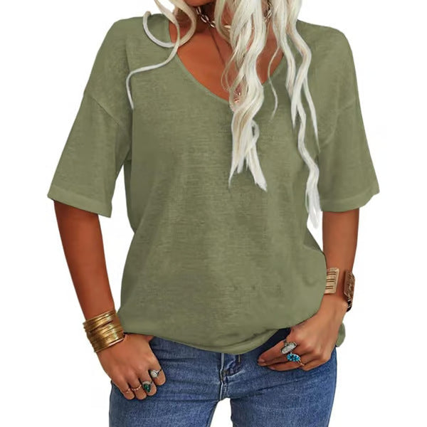 KRISANTA™ - Loose Lightweight Minimalist T-Shirt