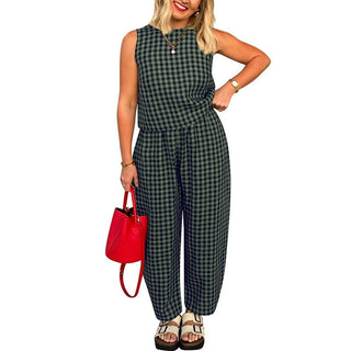 QACHA™ - Lightweight Casual Sleeveless Two-Piece Loungewear