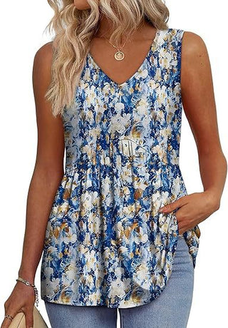 ELIORA™ - Effortless Flowy Sleeveless Tank Top