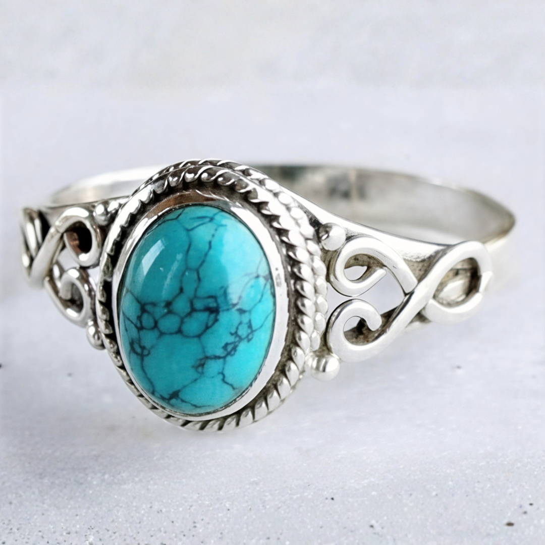 KATERINA - Turquoise Silver Ring