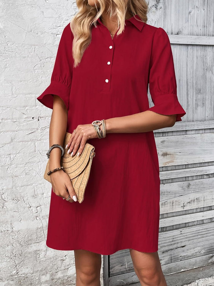CAMERON - Elegant Ruffle Dress