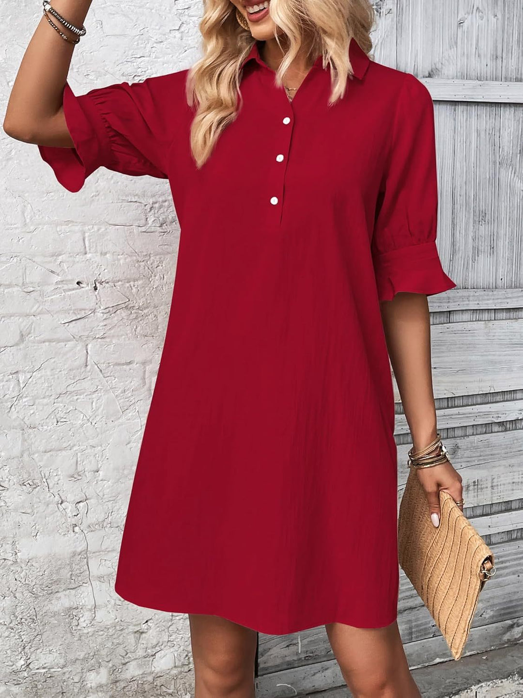 CAMERON - Elegant Ruffle Dress