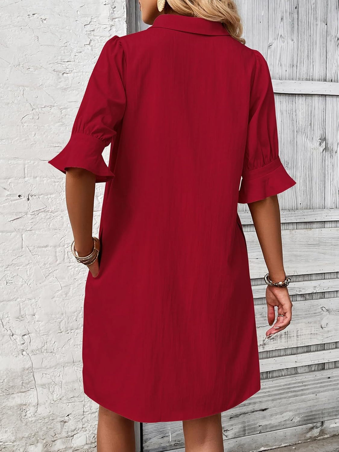 CAMERON - Elegant Ruffle Dress