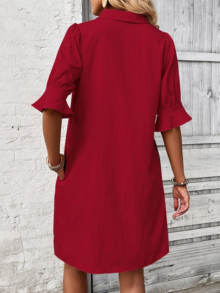 CAMERON - Elegant Ruffle Dress