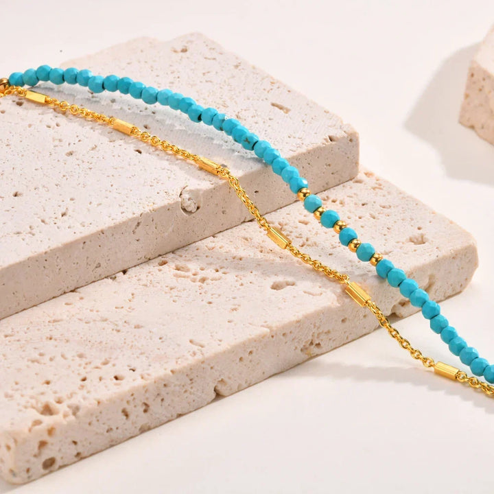 HARRIET - Gold Double Chain Bracelet