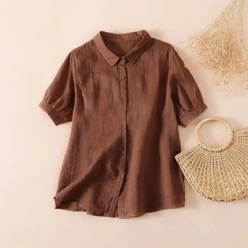 Fernande - Casual Button-Up Shirt