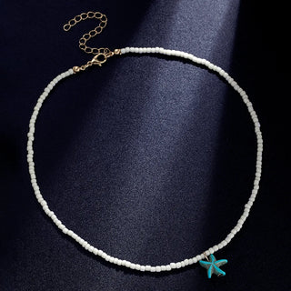 GISELLE - Turquoise Starfish Necklace