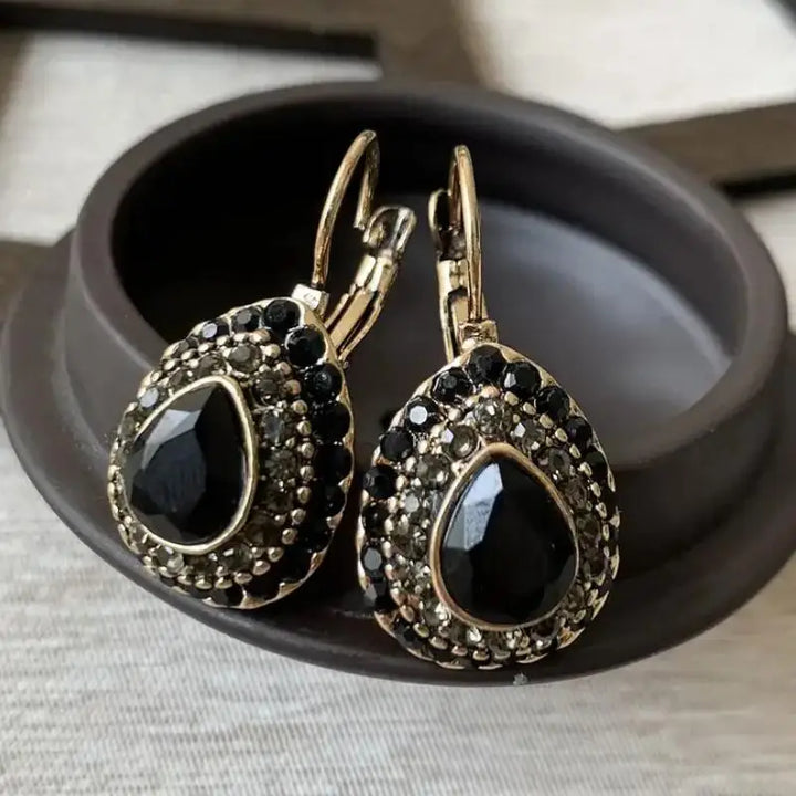 ESMERALDA - Crystal Teardrop Earrings