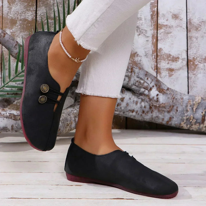ANEMONE - Orthopedic Suede Loafers detail
