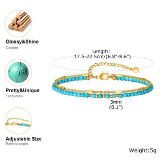 HARRIET - Gold Double Chain Bracelet