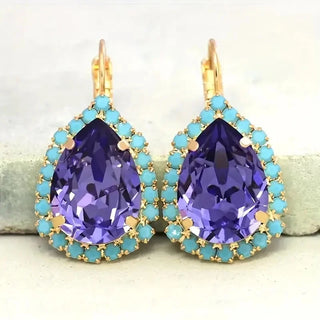 ESMERALDA - Crystal Teardrop Earrings