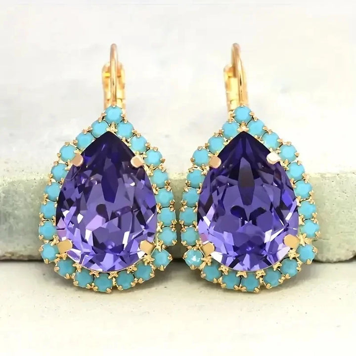 ESMERALDA - Crystal Teardrop Earrings