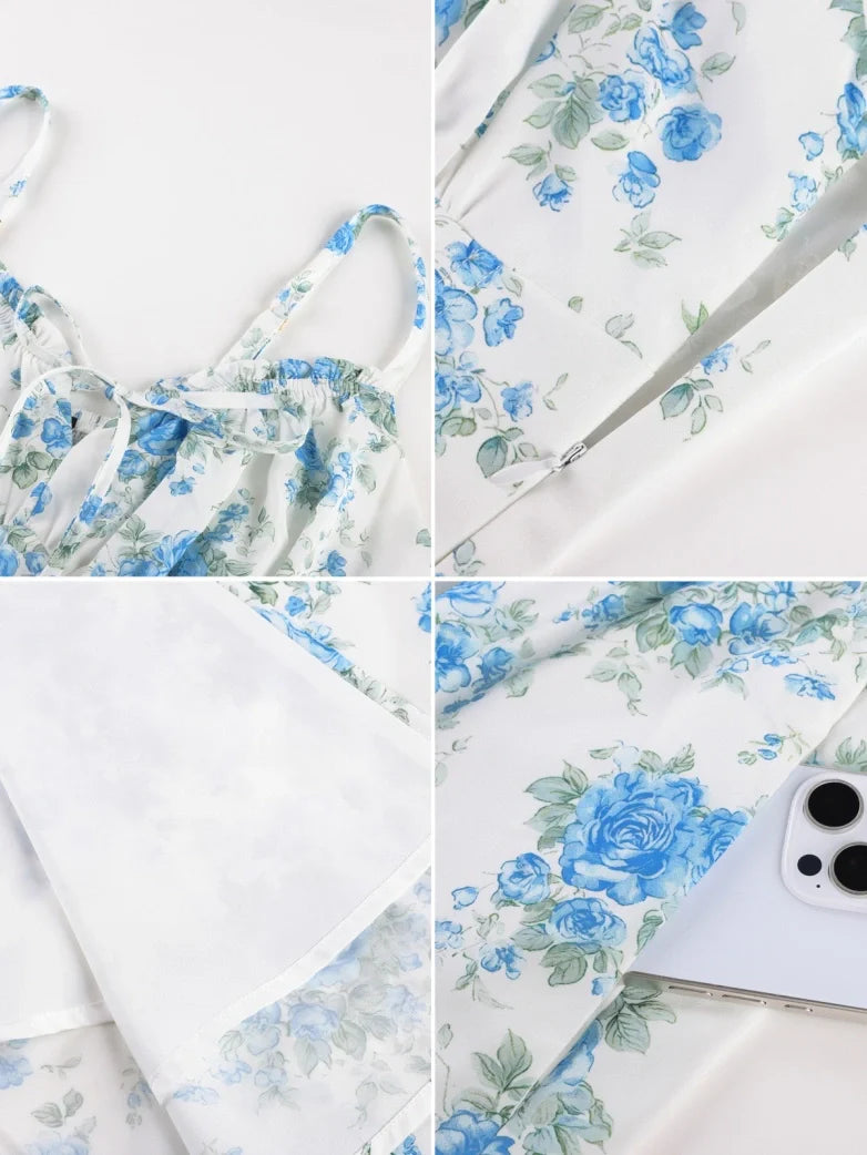 SUZANNE™ - Summer Slit Floral Dress