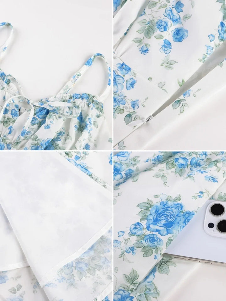 SUZANNE™ - Summer Slit Floral Dress