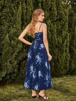 SUZANNE™ - Summer Slit Floral Dress