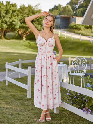 CORINNE™ - Floral Wedding Guest Dress