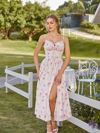 CORINNE™ - Floral Wedding Guest Dress