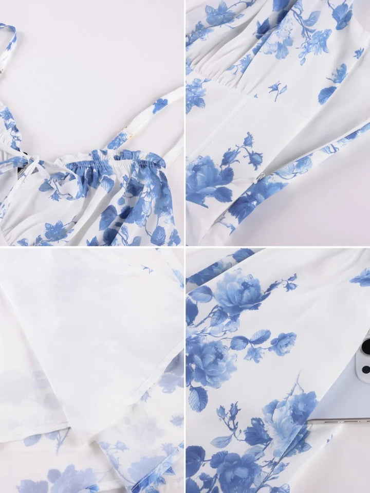 SUZANNE™ - Summer Slit Floral Dress