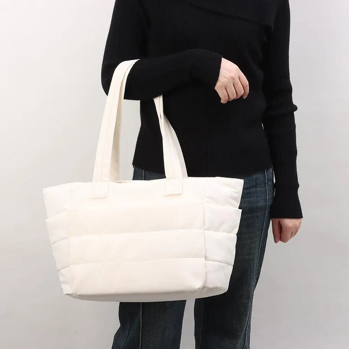 CARMELLE™– Lightweight Quilted Tote Bag