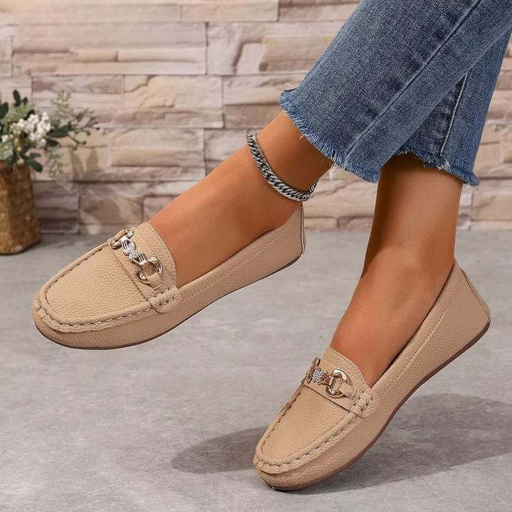 CORENTINE™ - Orthopedic Chain-Detail Loafers