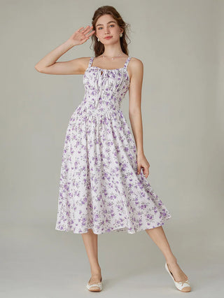 PERRINE™ - Summer Floral Milkmaid Dress