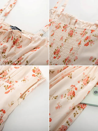 PERRINE™ - Summer Floral Milkmaid Dress