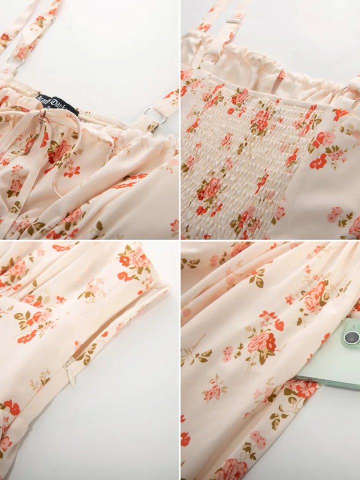 PERRINE™ - Summer Floral Milkmaid Dress