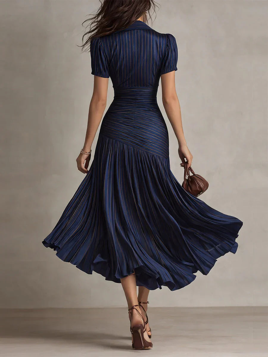 Averil™ - Vintage Elegant Chiffon Maxi Dress