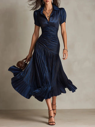 Averil™ - Vintage Elegant Chiffon Maxi Dress