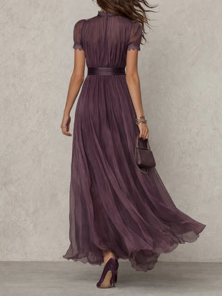 Ottiline™ - Vintage Elegant Chiffon Maxi Dress