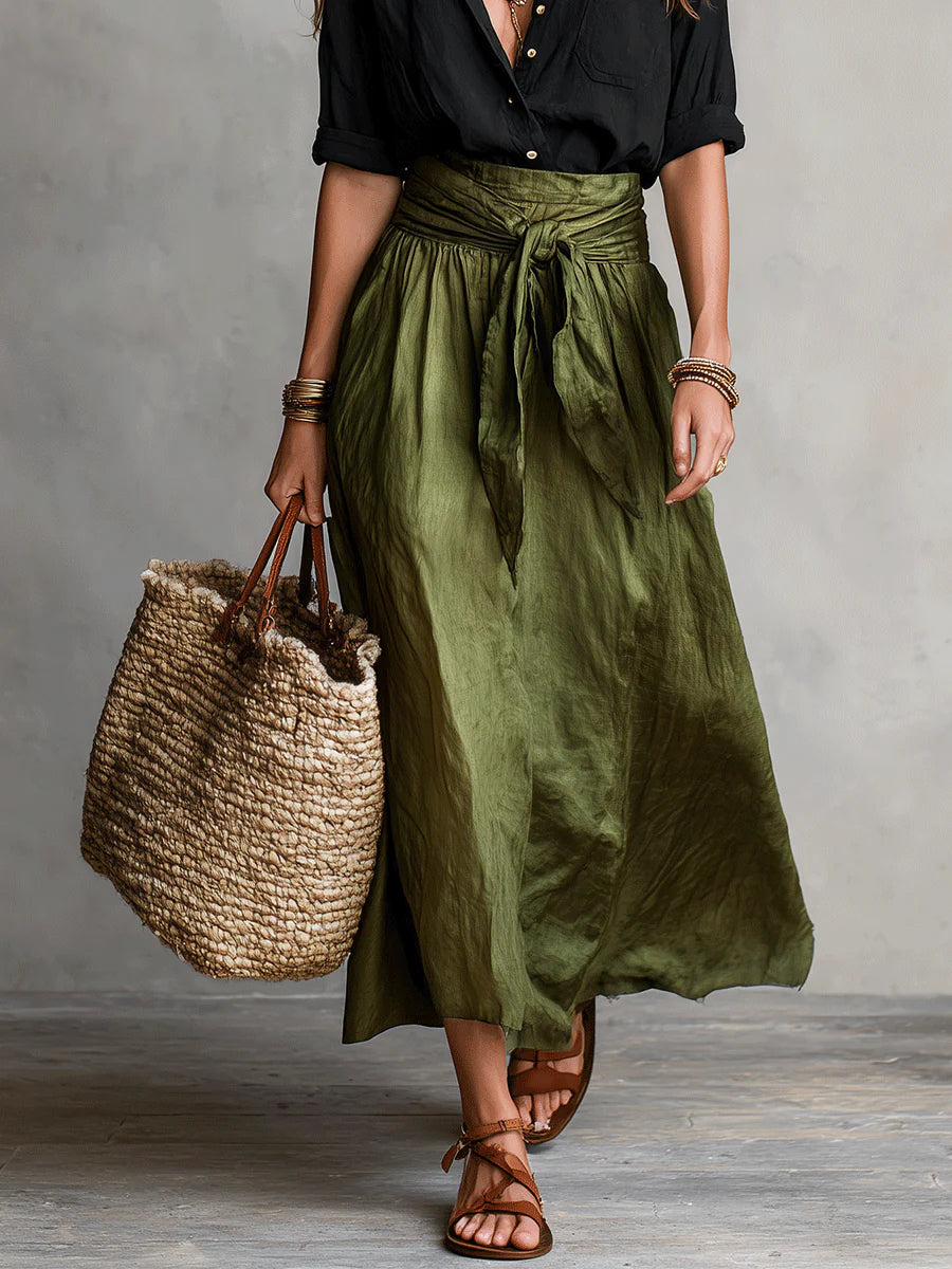 MARTINA - Elegant and Fluid One-Shoulder Maxi Dress