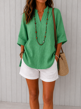 Winifred - Airy and Comfortable Summer Blouse