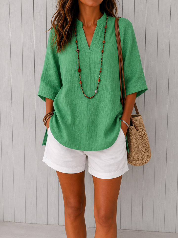 Winifred - Airy and Comfortable Summer Blouse
