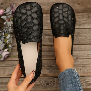 MARISIENNE™ - Orthopedic Cut-Out Loafers - Black
