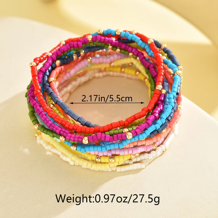DAHLIA - Boho Beaded Bracelet Set