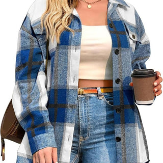 BRIGID™ - Stylish Plus-Size Shacket