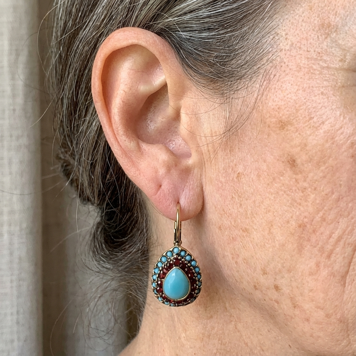 ESMERALDA - Crystal Teardrop Earrings