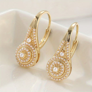 AURELIE - Turquoise Mosaic Bloom Earrings