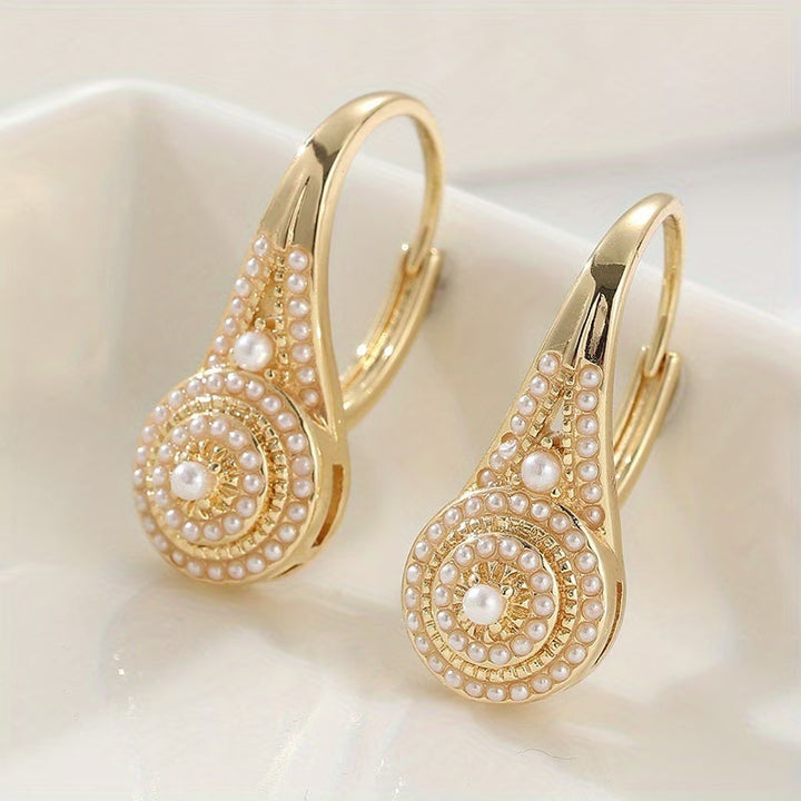 AURELIE - Turquoise Mosaic Bloom Earrings