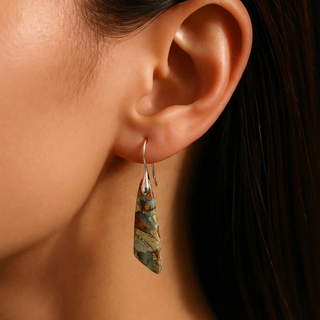 MATHILDE - Natural Stone Drop Earrings