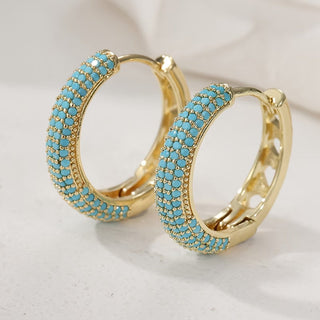XIMENA - Charming Turquoise Earrings