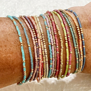 DAHLIA - Boho Beaded Bracelet Set