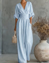FIORELLA - Fluid Long Jumpsuit with Print