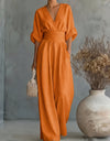 FIORELLA - Fluid Long Jumpsuit with Print
