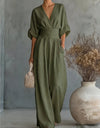 FIORELLA - Fluid Long Jumpsuit with Print