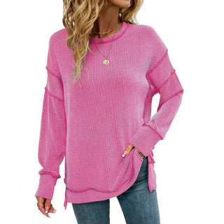 HAIZEY™ - Cozy Ribbed Oversized Sweatshirt