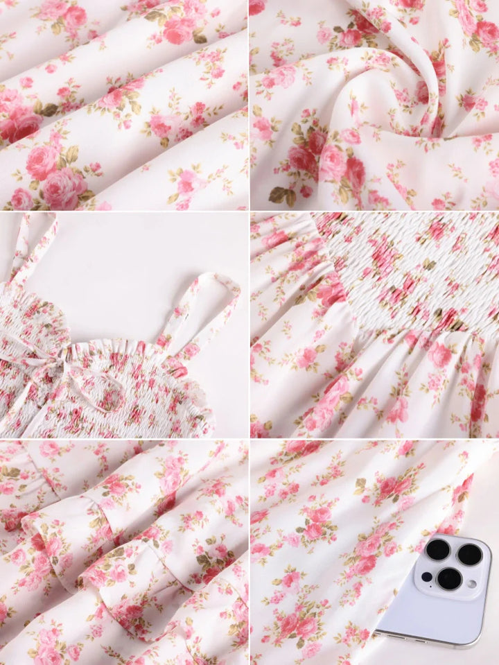 FABIENNE™ - Spring Tea Party Milkmaid Dress