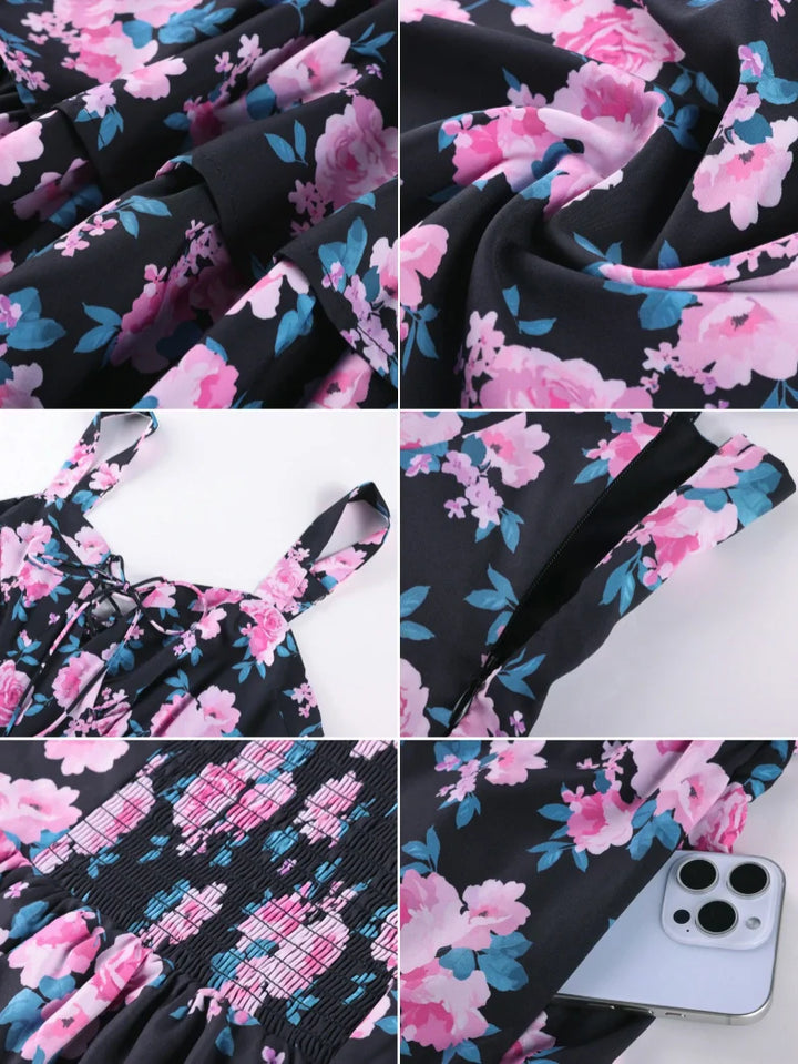 YVETTE™ - Summer Night Floral Wedding Dress